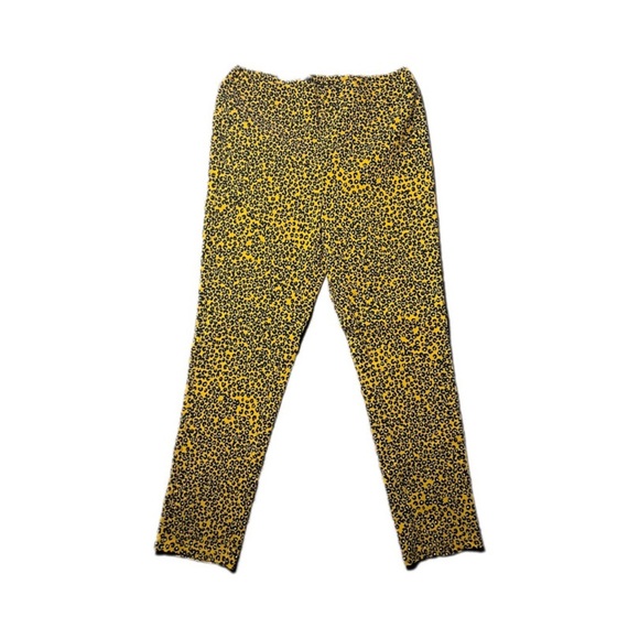 Who What Wear Leopard Print High Rise Cropped Stretchy Casual Pants Women’s 8 - Picture 2 of 8